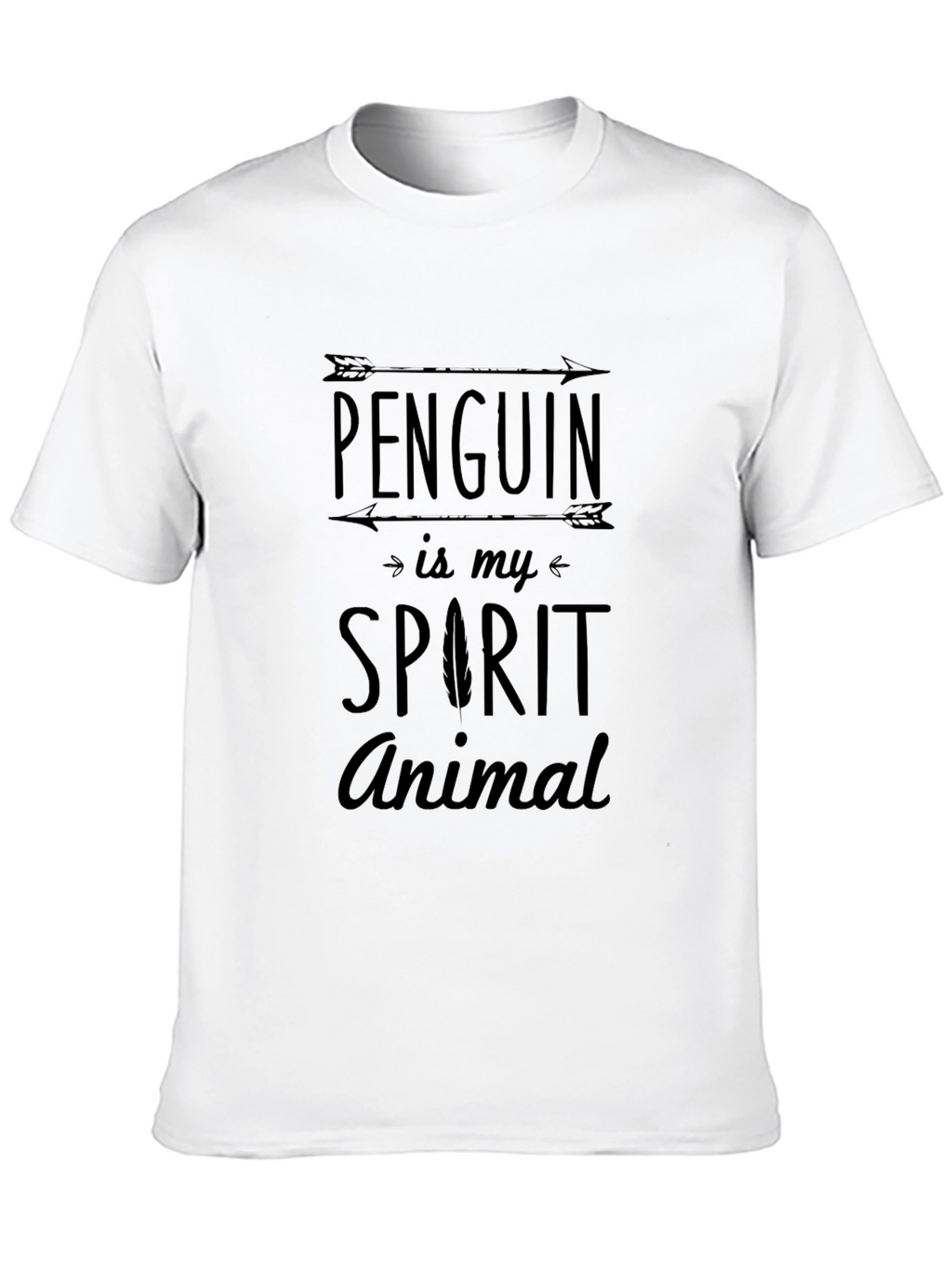 Penguin Spirit Animal Graphic T-Shirt
