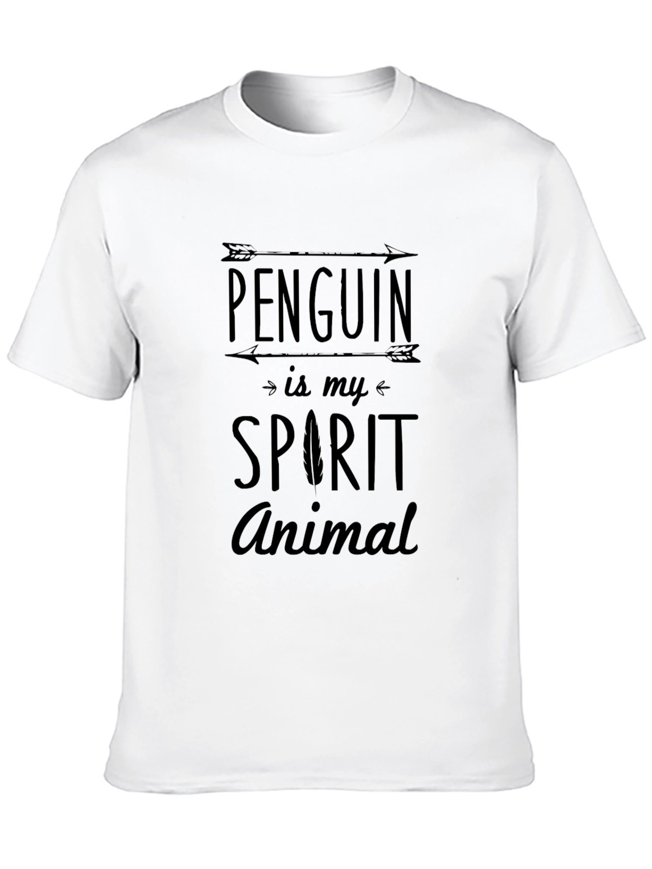 Penguin Spirit Animal Graphic T-Shirt