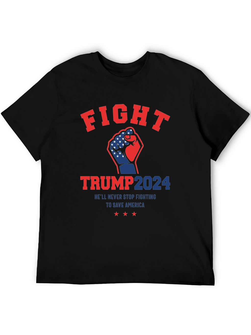 Fight Trump 2024 T-Shirt - Patriotic USA
