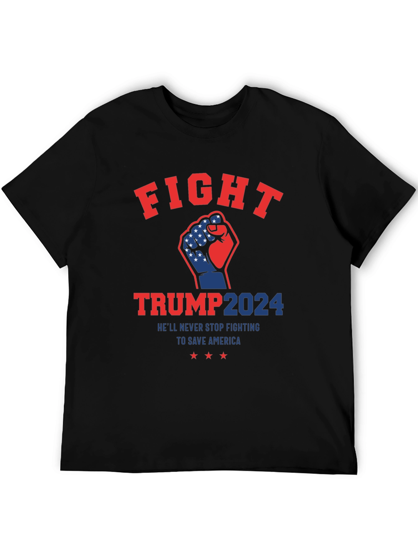 Fight Trump 2024 T-Shirt - Patriotic USA