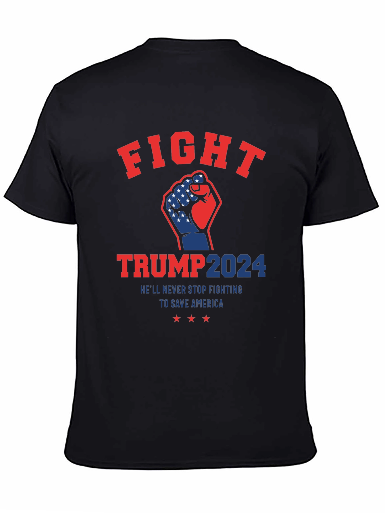 Fight Trump 2024 T-Shirt - Patriotic USA
