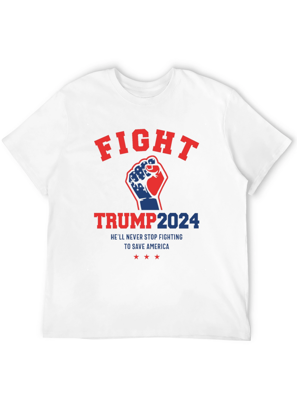 Fight Trump 2024 T-Shirt - Patriotic USA