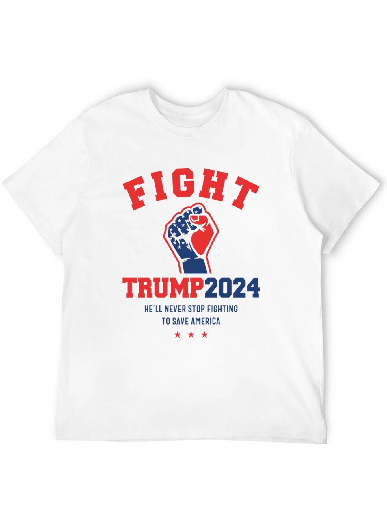 Fight Trump 2024 T-Shirt - Patriotic USA