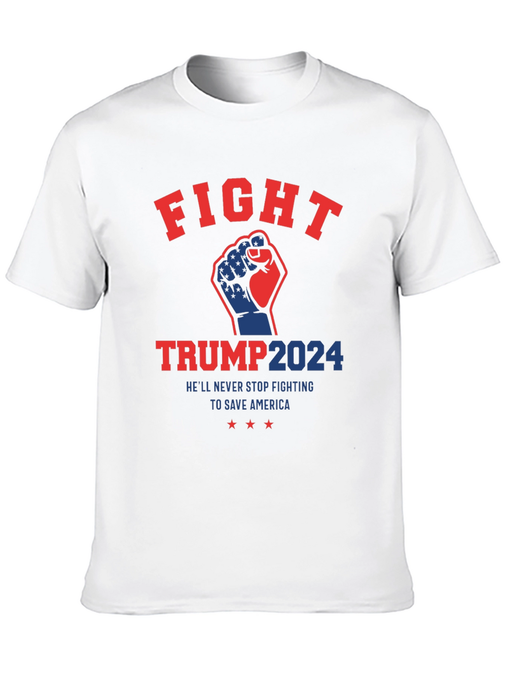 Fight Trump 2024 T-Shirt - Patriotic USA
