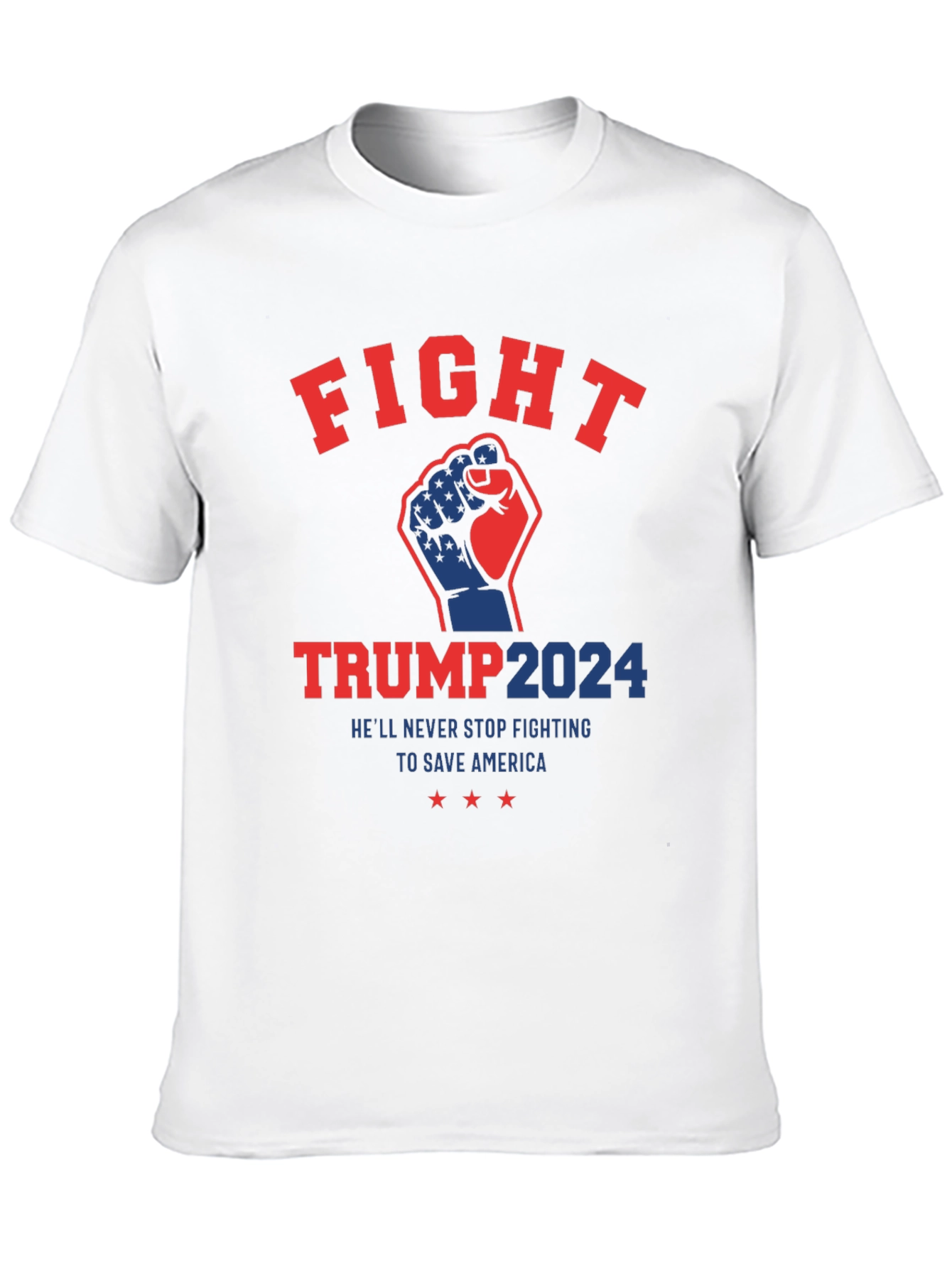 Fight Trump 2024 T-Shirt - Patriotic USA