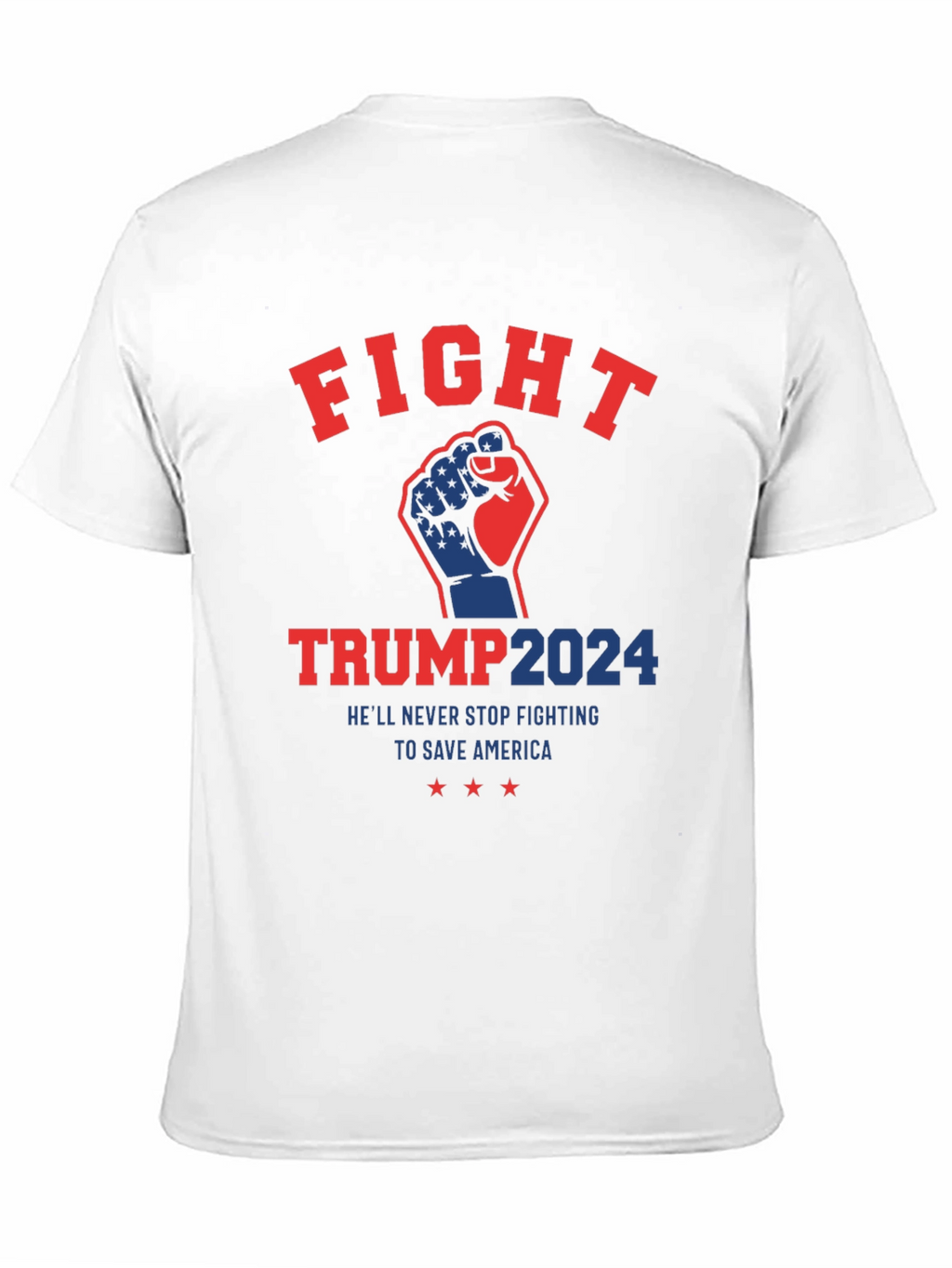 Fight Trump 2024 T-Shirt - Patriotic USA