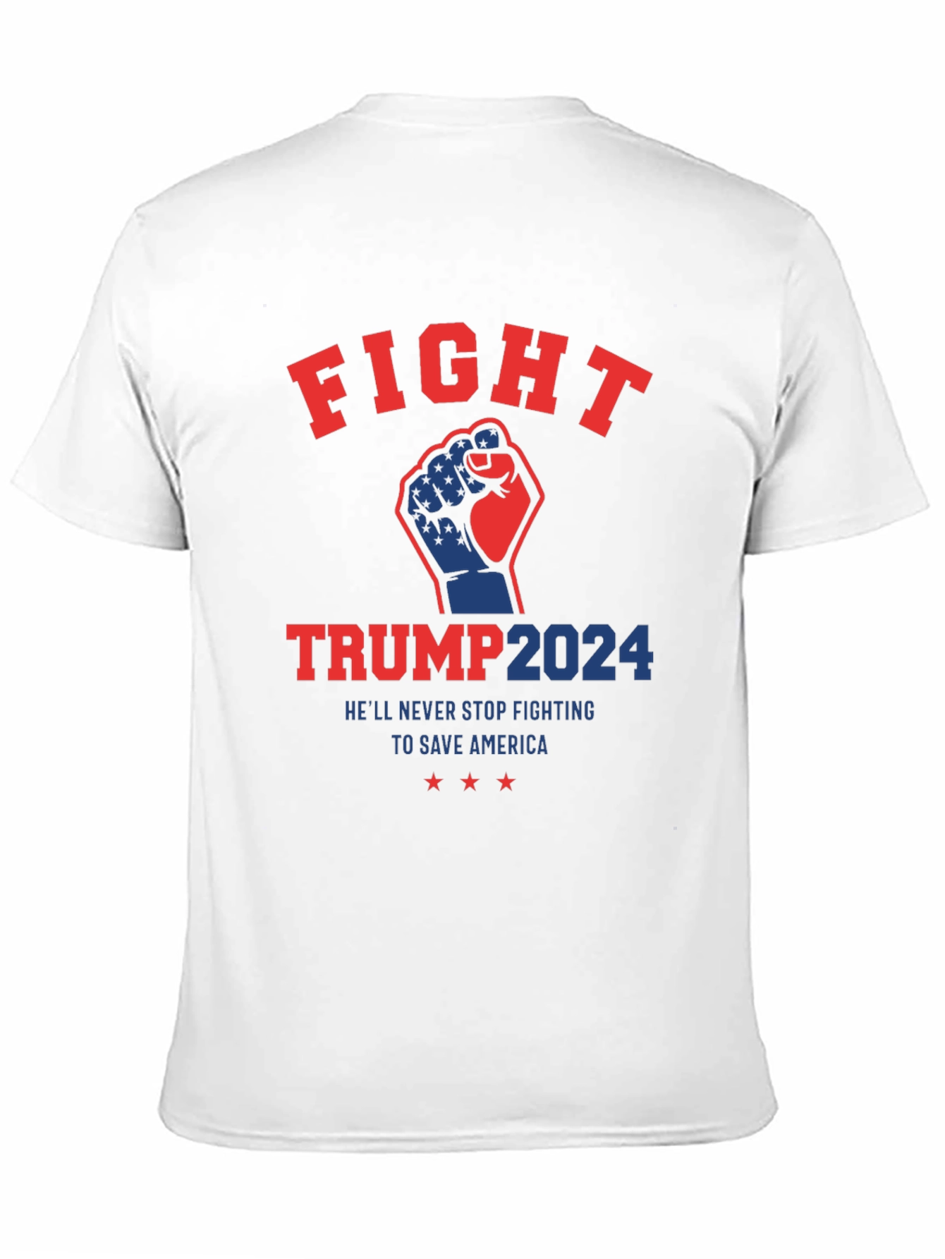 Fight Trump 2024 T-Shirt - Patriotic USA