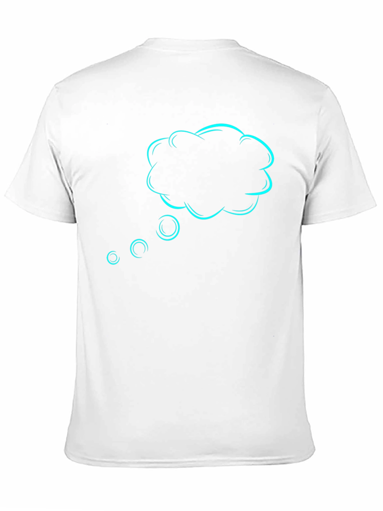 Thinking Cloud Graphic T-Shirt - Cool Design
