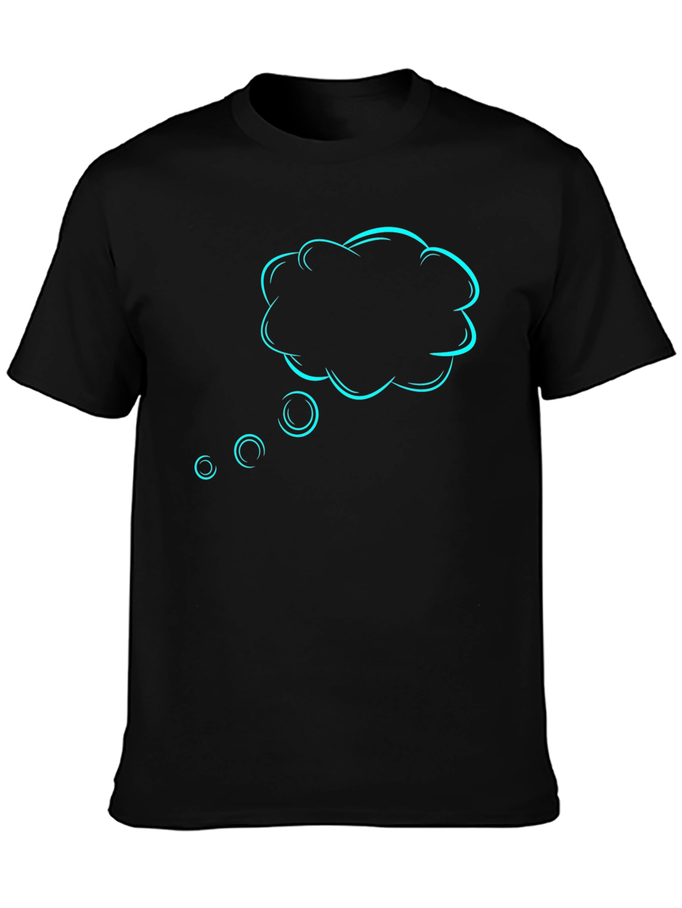Thinking Cloud Graphic T-Shirt - Cool Design