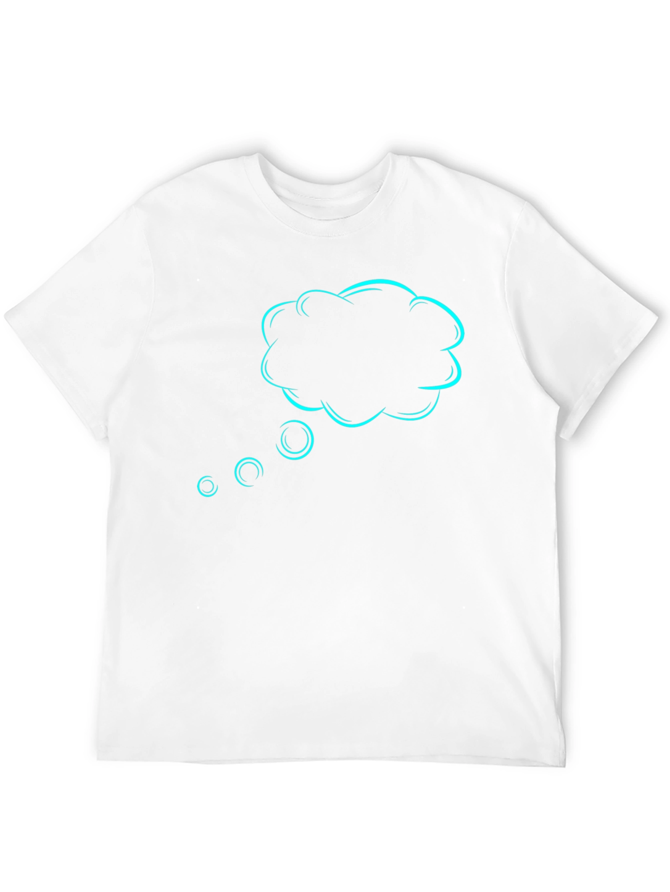 Thinking Cloud Graphic T-Shirt - Cool Design