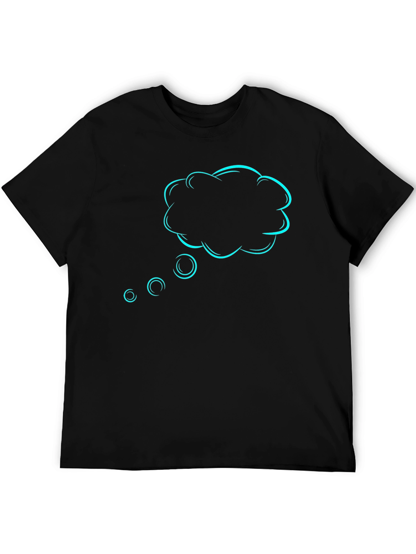 Thinking Cloud Graphic T-Shirt - Cool Design