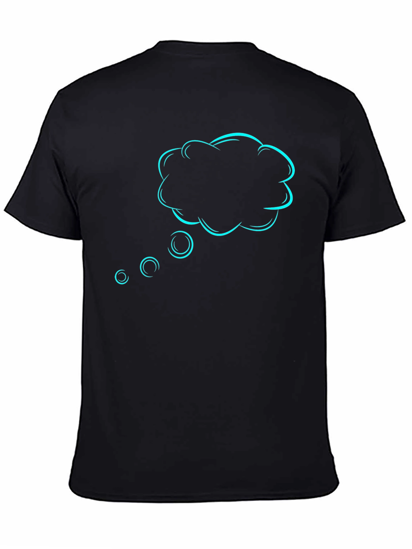 Thinking Cloud Graphic T-Shirt - Cool Design