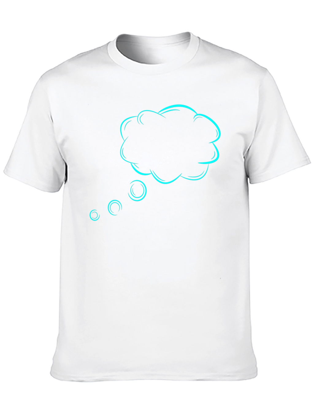 Thinking Cloud Graphic T-Shirt - Cool Design