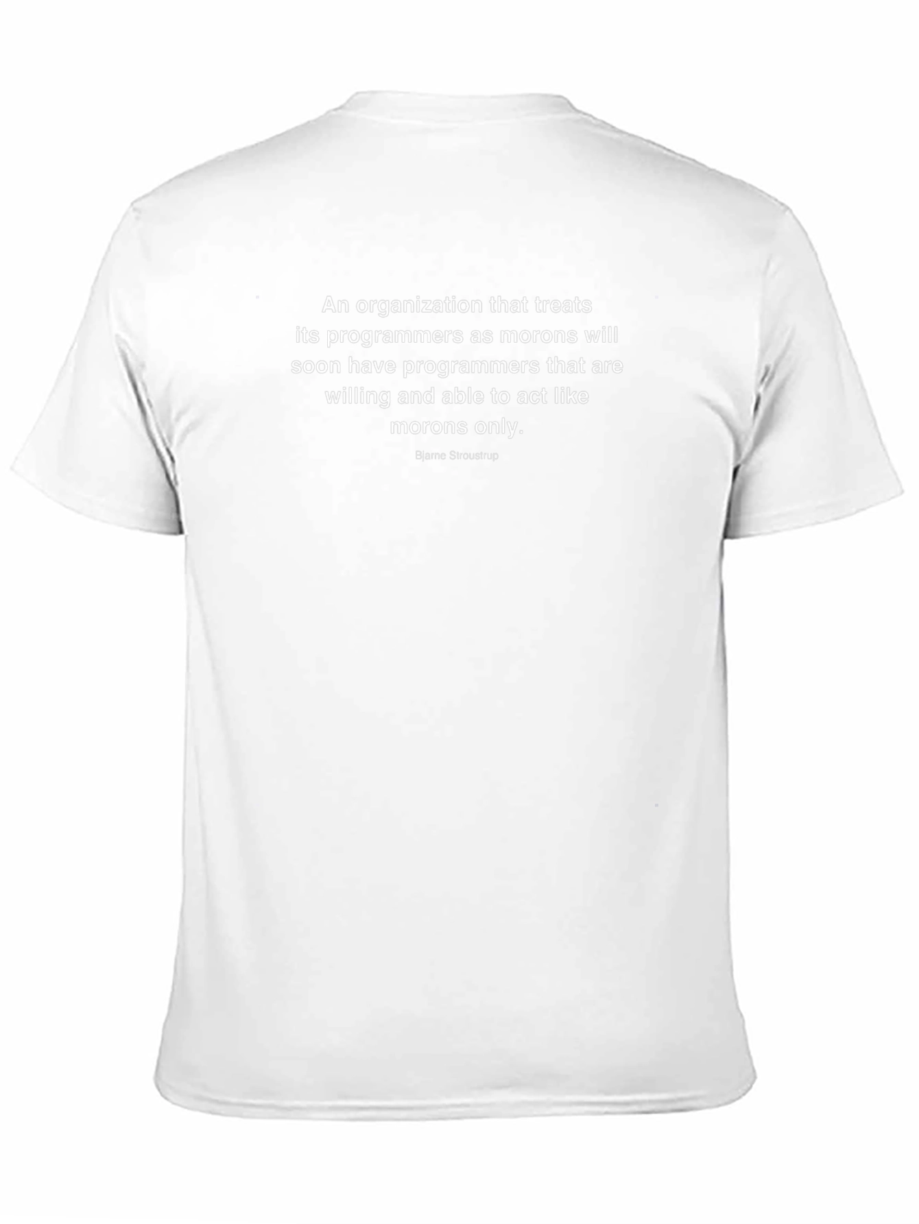Programmer Morons Quote T-Shirt