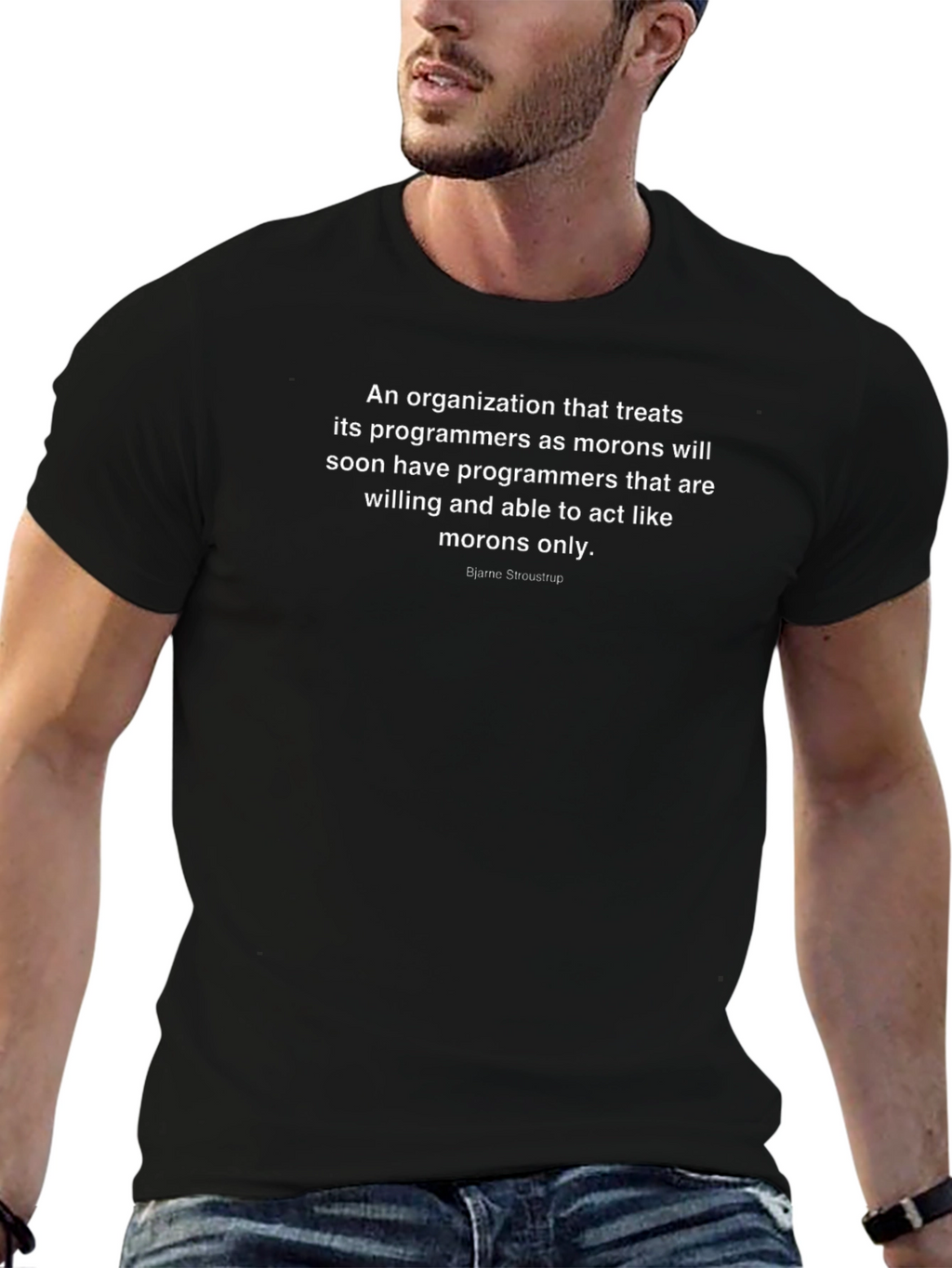 Programmer Morons Quote T-Shirt