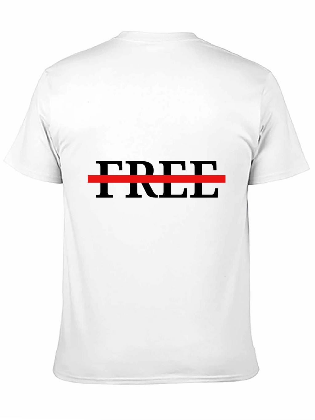 Mens Free Graphic T-Shirt - Black Casual Tee