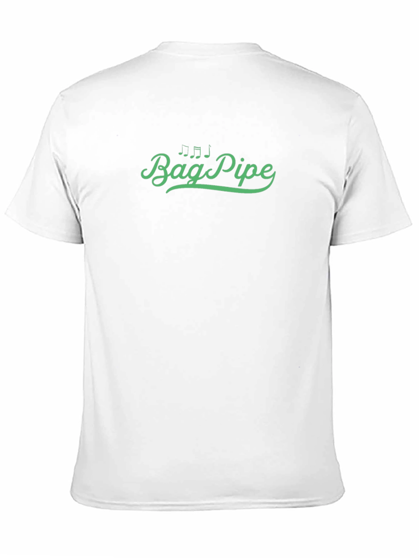 Bagpipe Graphic T-Shirt - Black