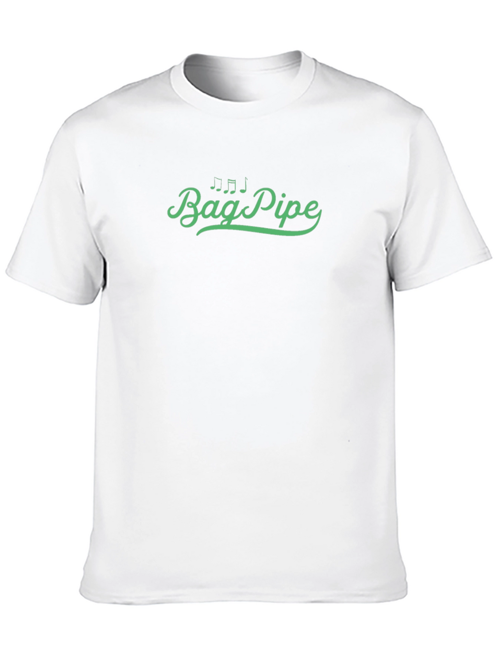 Bagpipe Graphic T-Shirt - Black