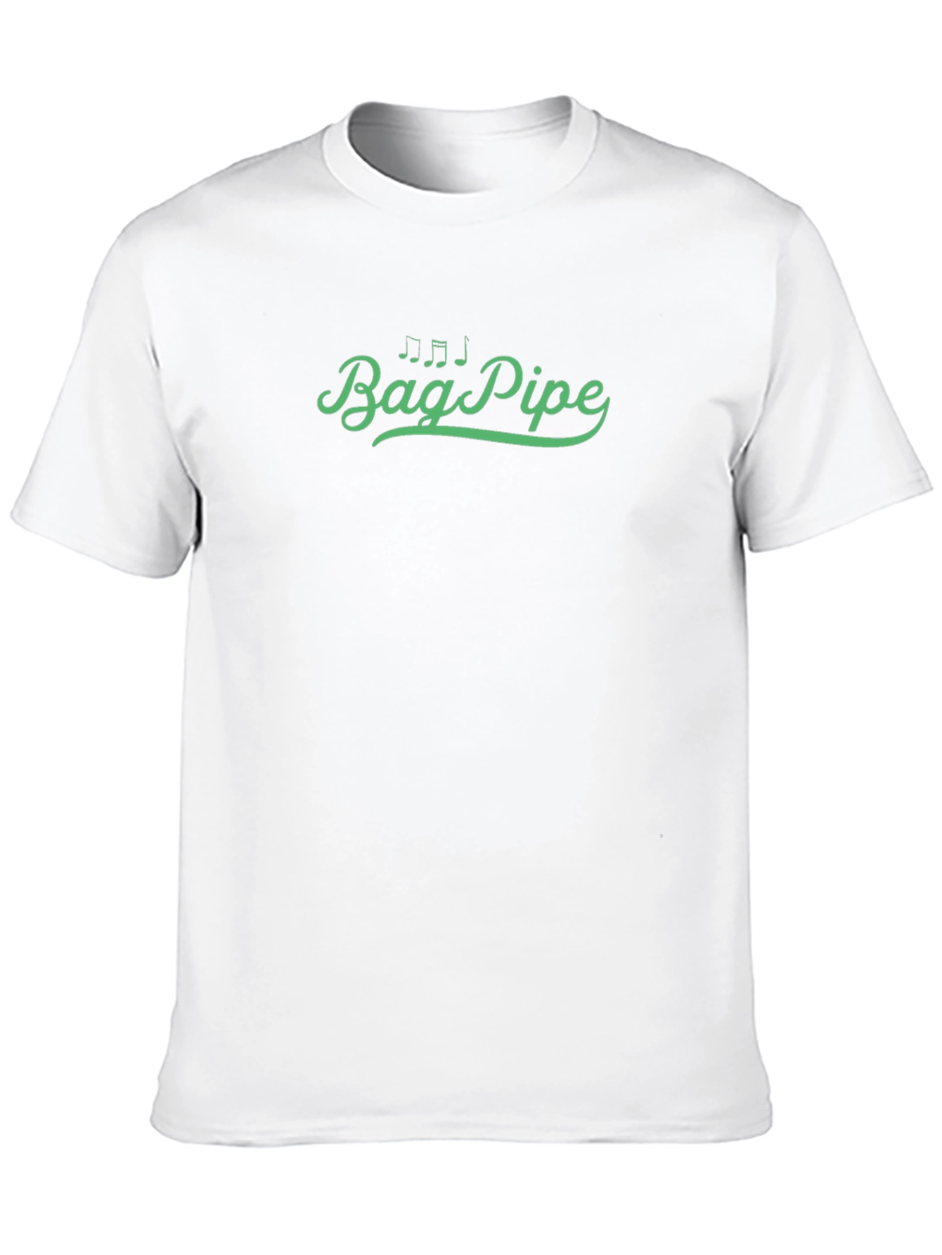 Bagpipe Graphic T-Shirt - Black