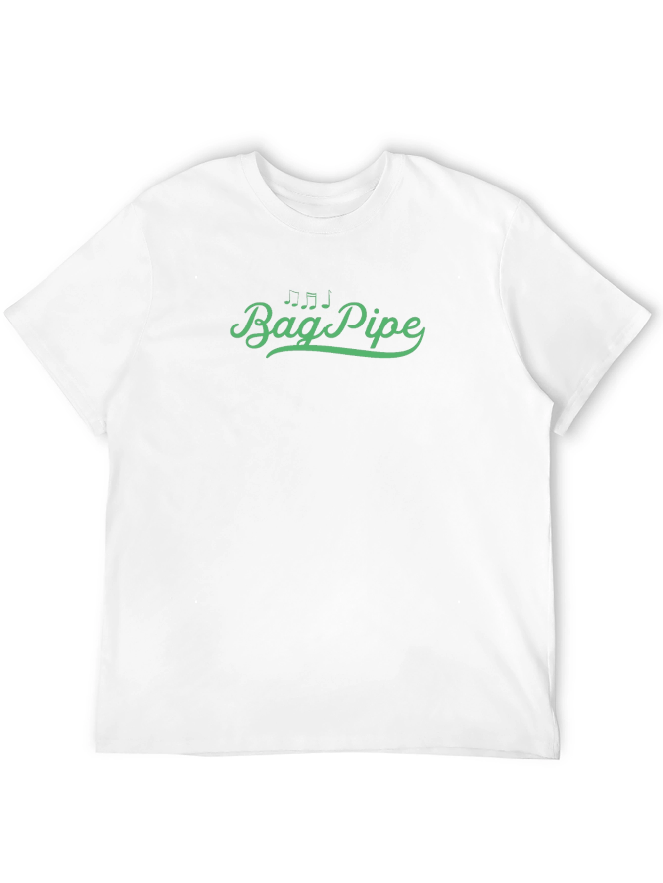 Bagpipe Graphic T-Shirt - Black