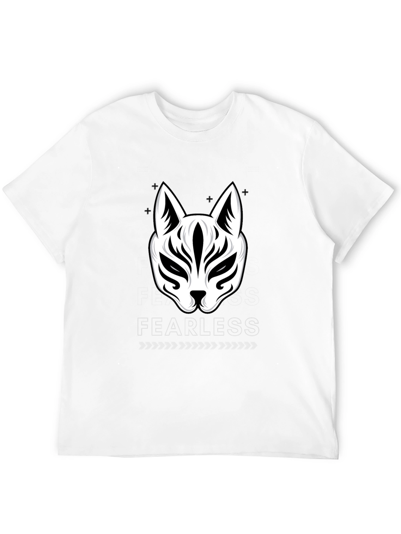 Fearless Fox Graphic Tee - Black
