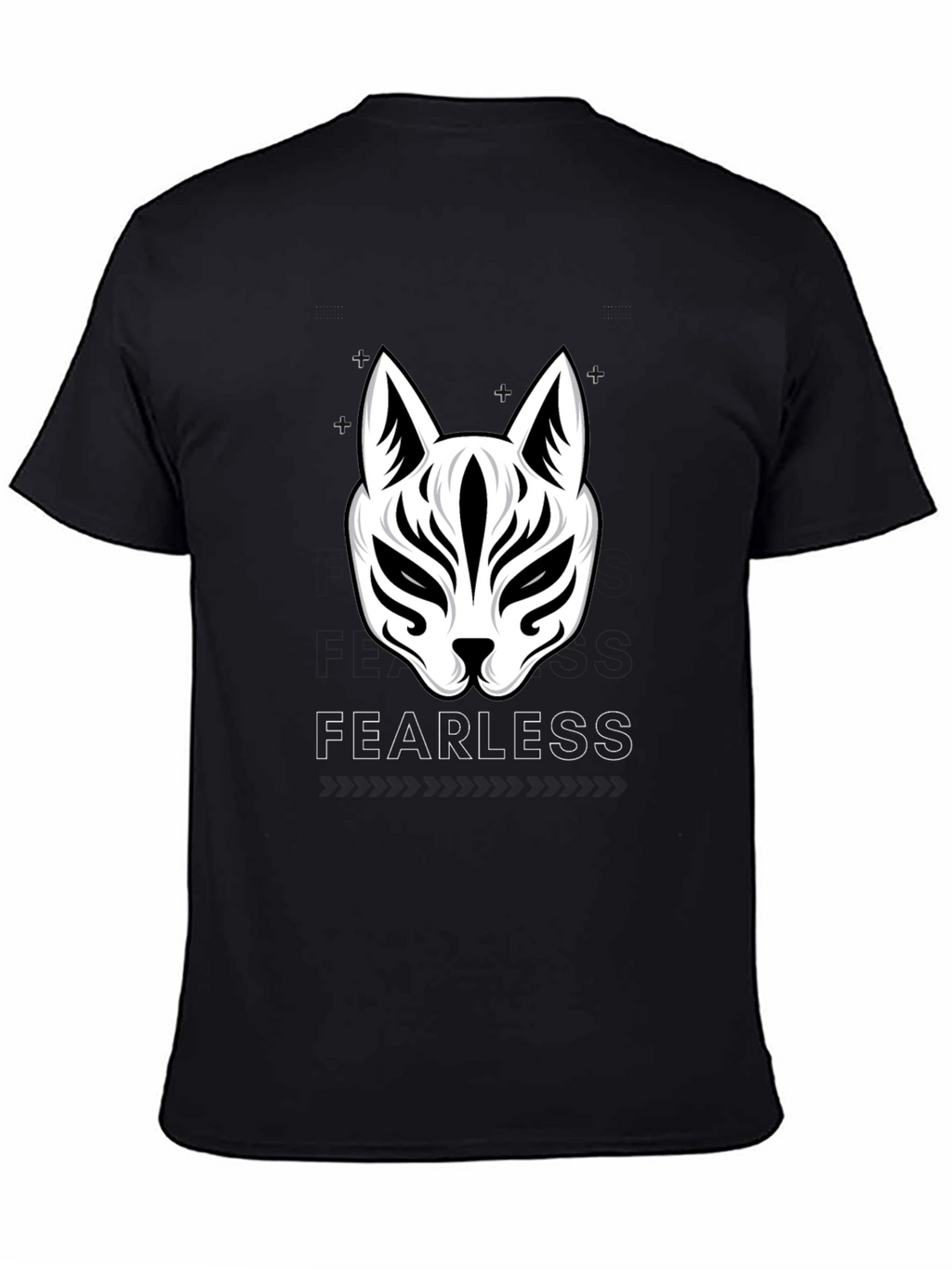 Fearless Fox Graphic Tee - Black