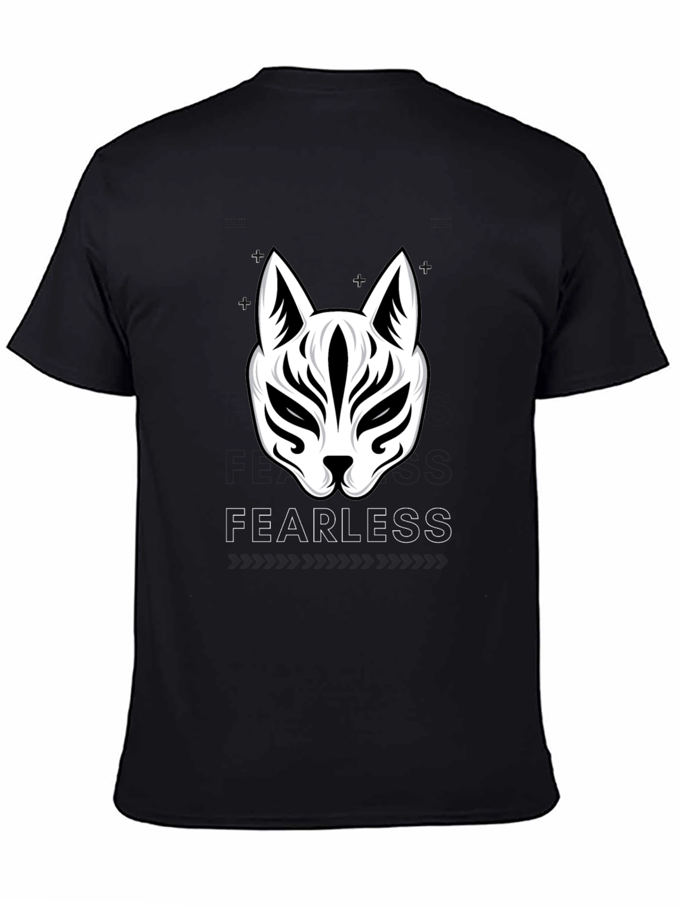 Fearless Fox Graphic Tee - Black