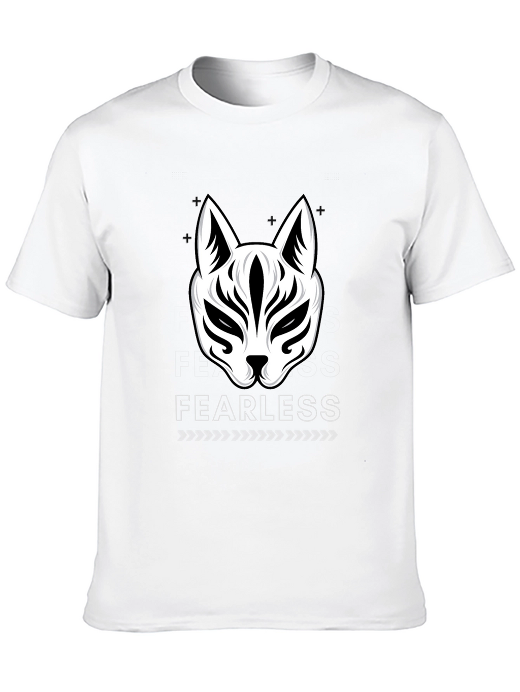 Fearless Fox Graphic Tee - Black
