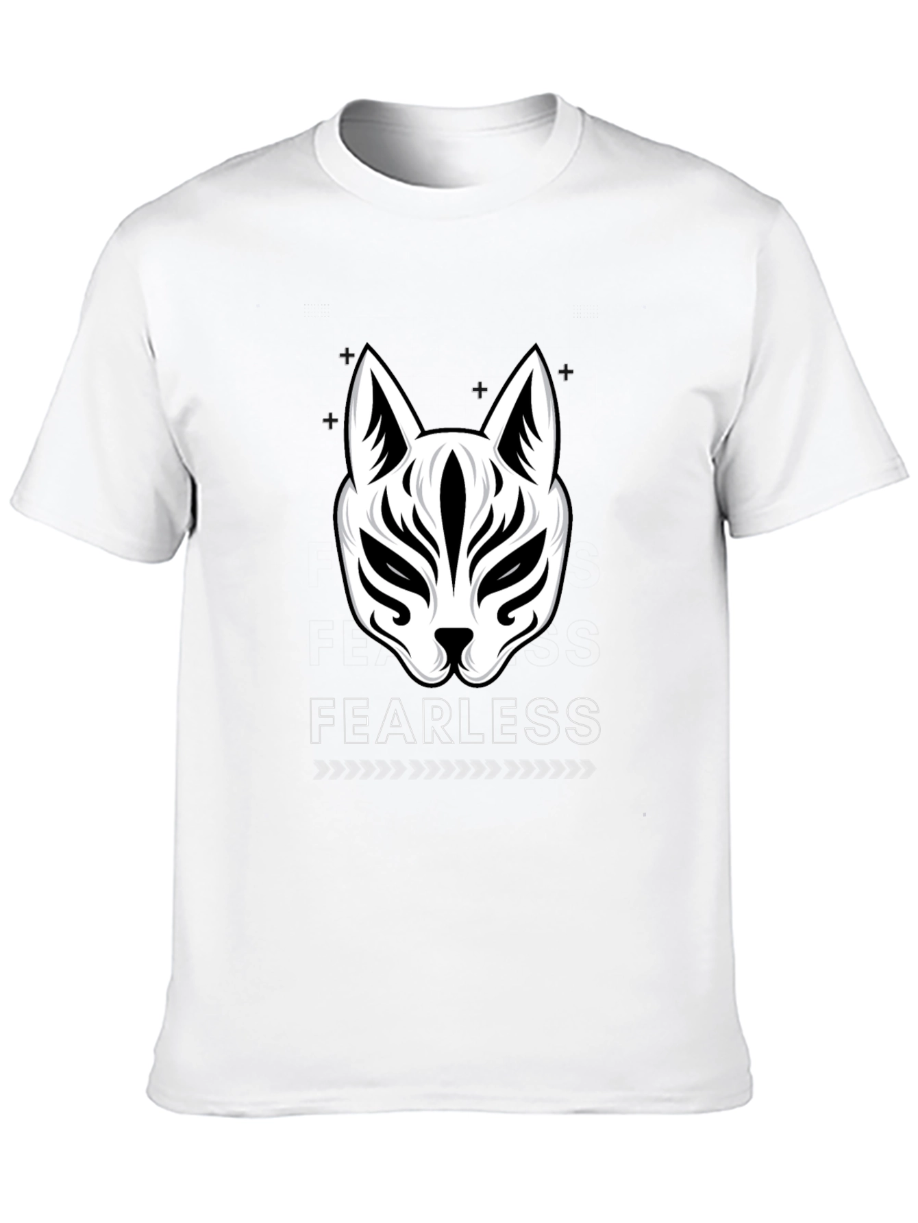 Fearless Fox Graphic Tee - Black