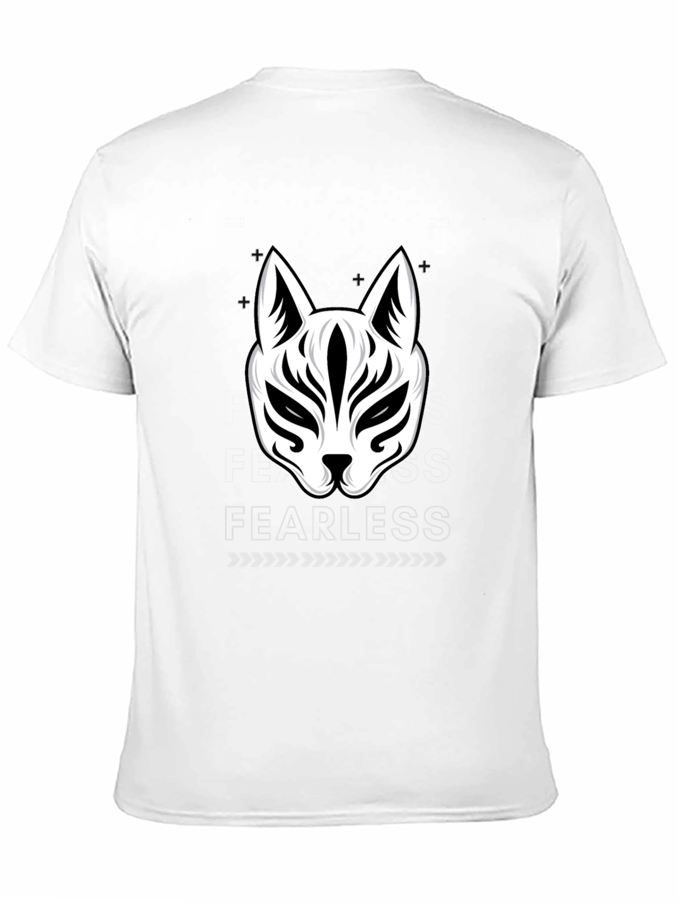 Fearless Fox Graphic Tee - Black