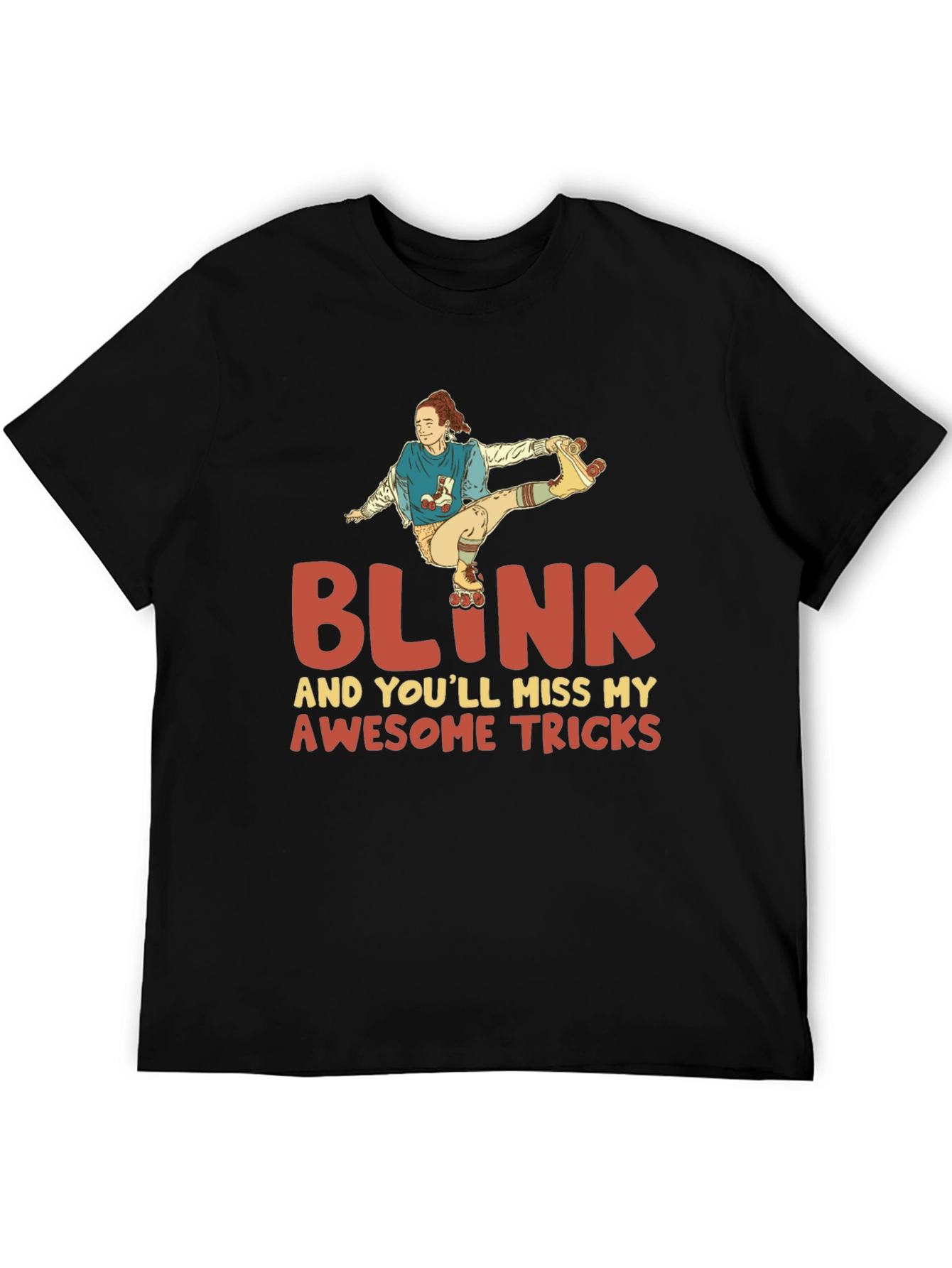 Blink Awesome Tricks Roller Skating T-Shirt