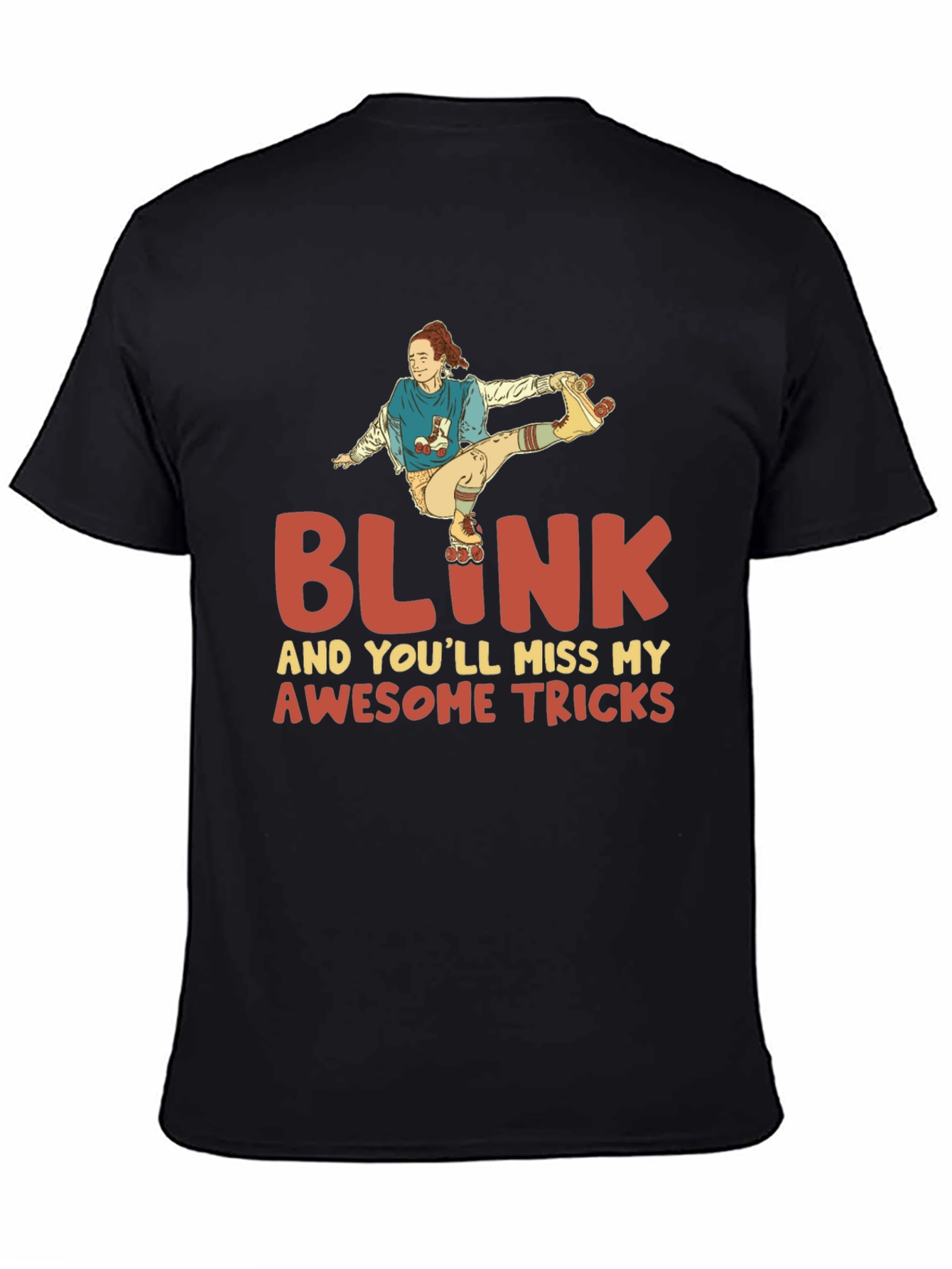 Blink Awesome Tricks Roller Skating T-Shirt
