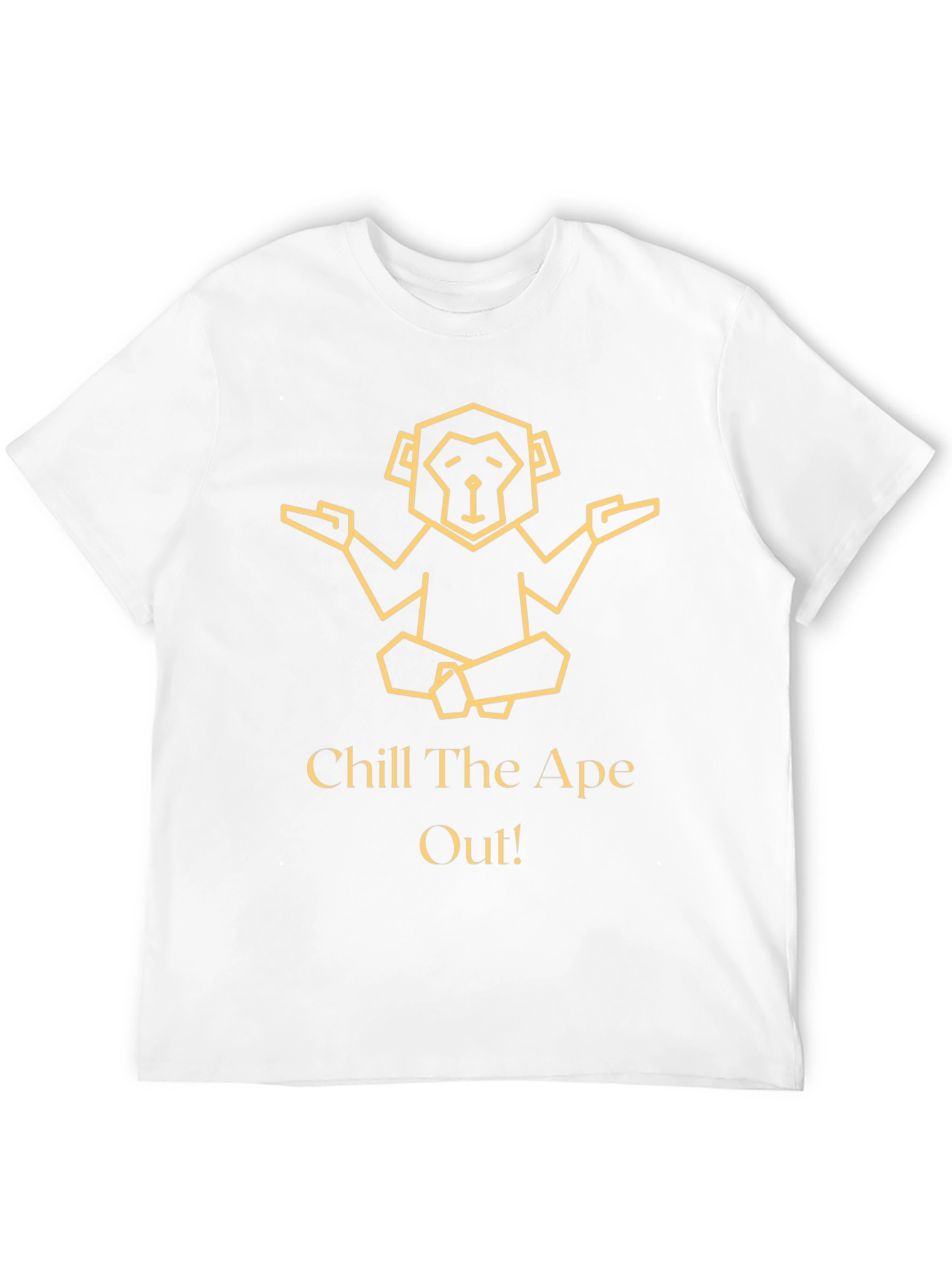 Chill Ape Out T-Shirt - Meditating Monkey Tee