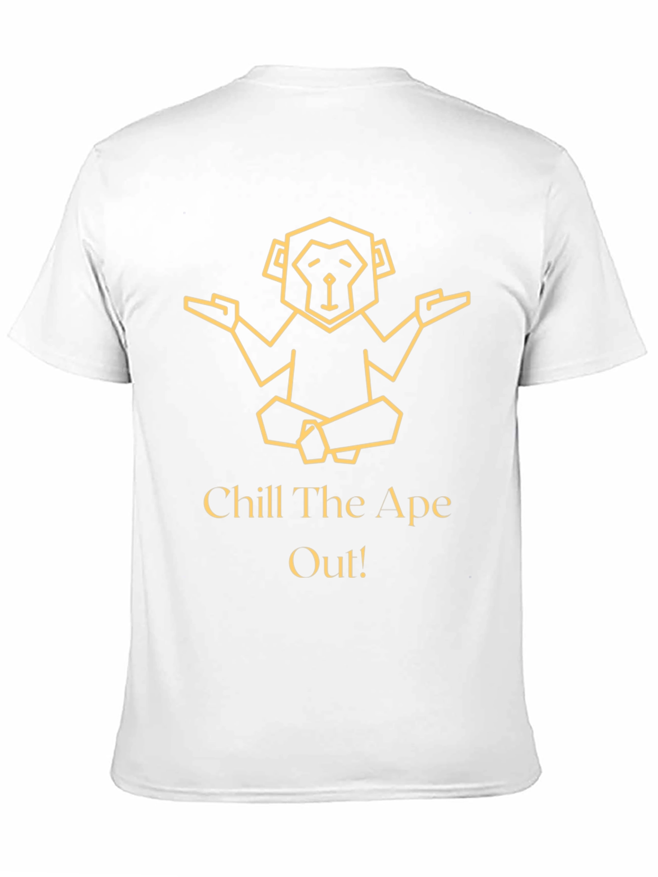 Chill Ape Out T-Shirt - Meditating Monkey Tee