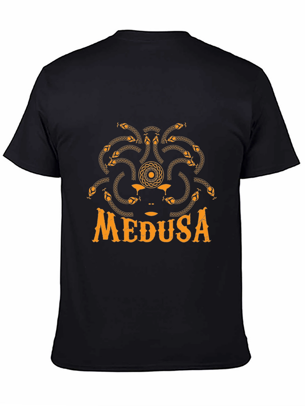 Medusa Graphic T-Shirt - Black Cotton Tee