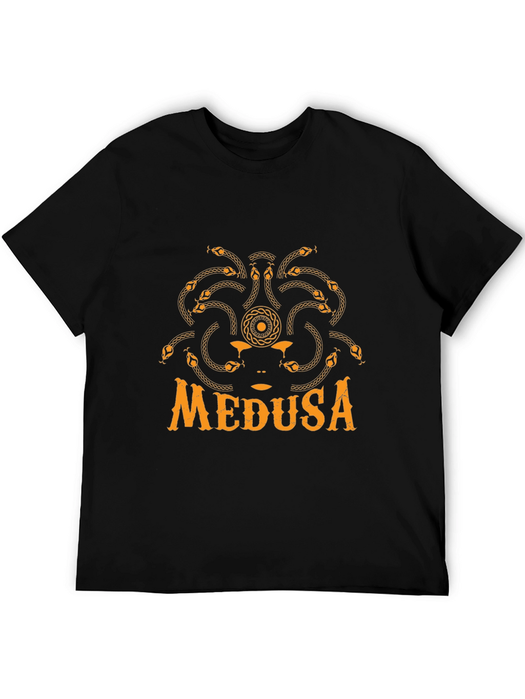 Medusa Graphic T-Shirt - Black Cotton Tee