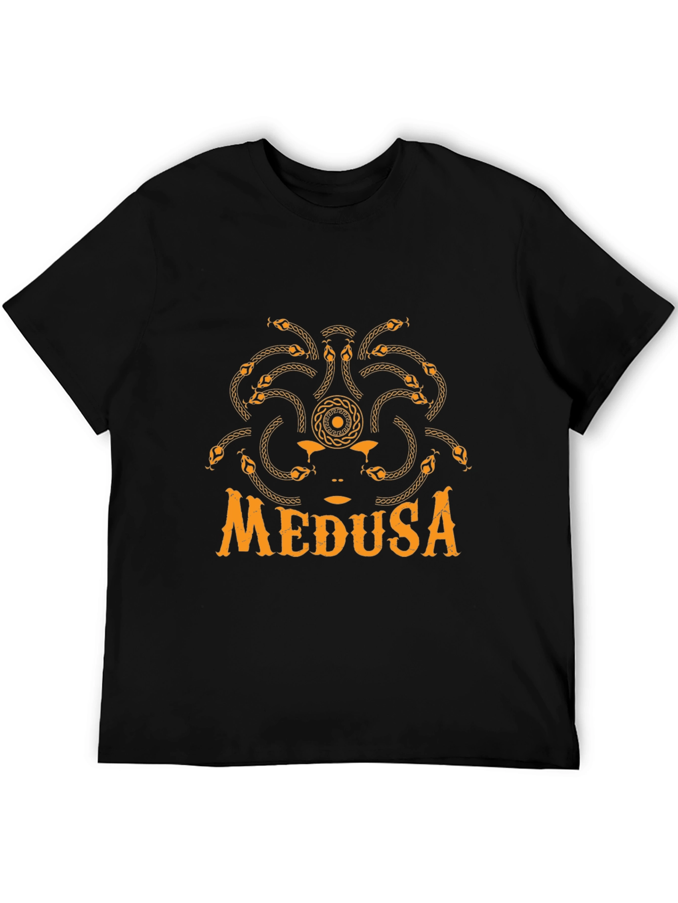Medusa Graphic T-Shirt - Black Cotton Tee