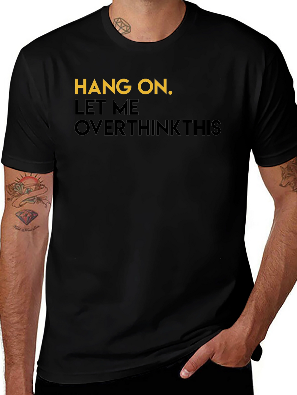 Hang On Overthink T-Shirt - Mens