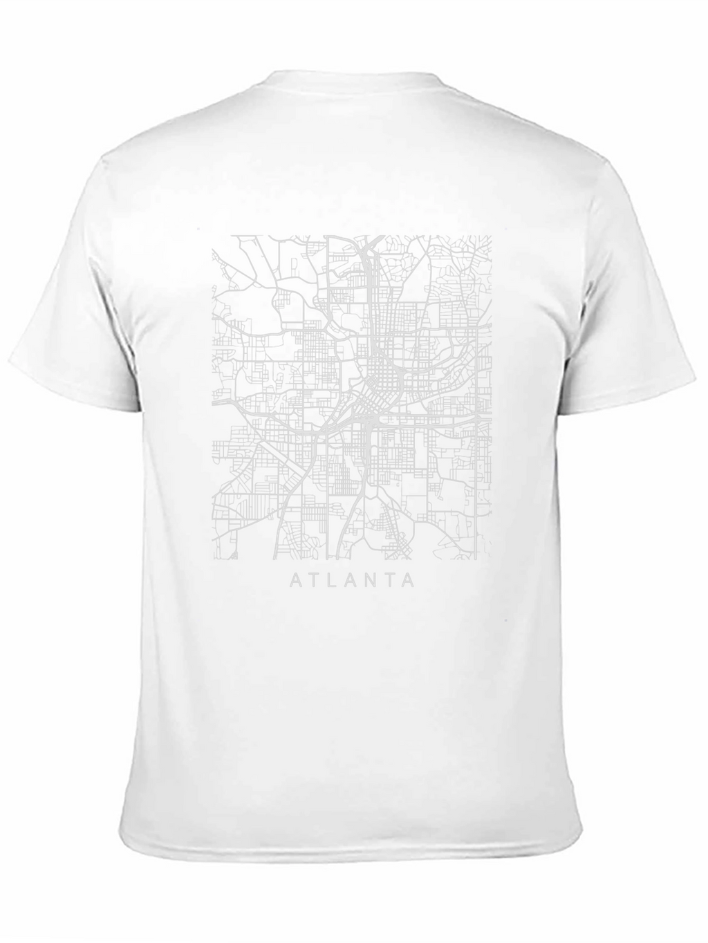 Atlanta City Map T-Shirt - Graphic Tee