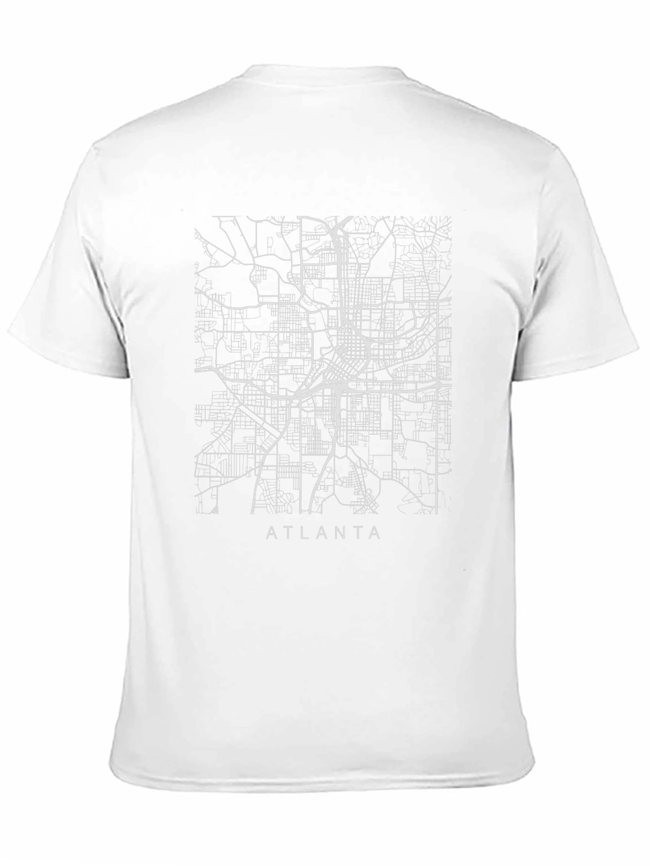 Atlanta City Map T-Shirt - Graphic Tee