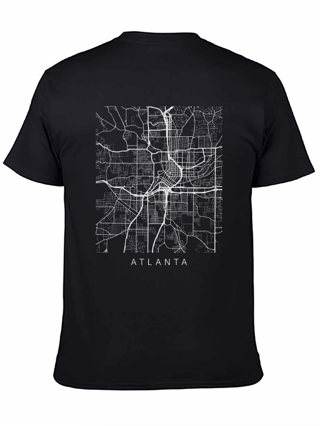Atlanta City Map T-Shirt - Graphic Tee