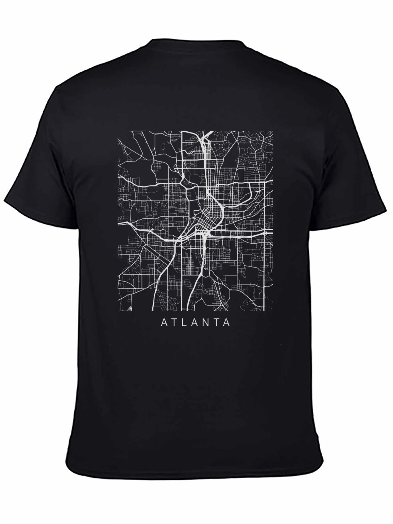 Atlanta City Map T-Shirt - Graphic Tee