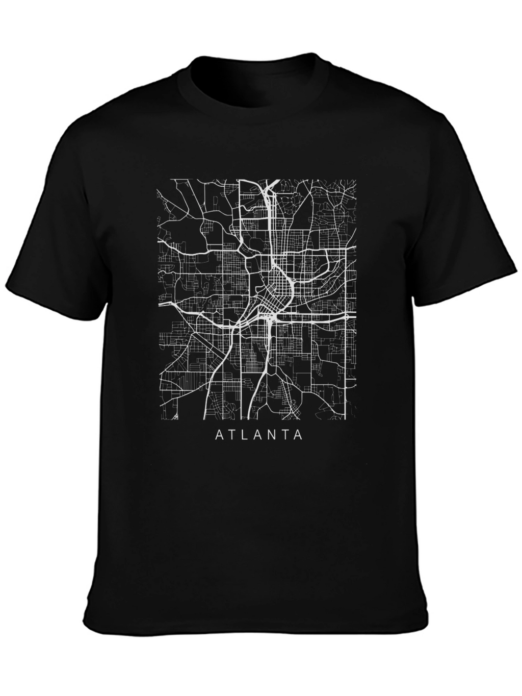 Atlanta City Map T-Shirt - Graphic Tee