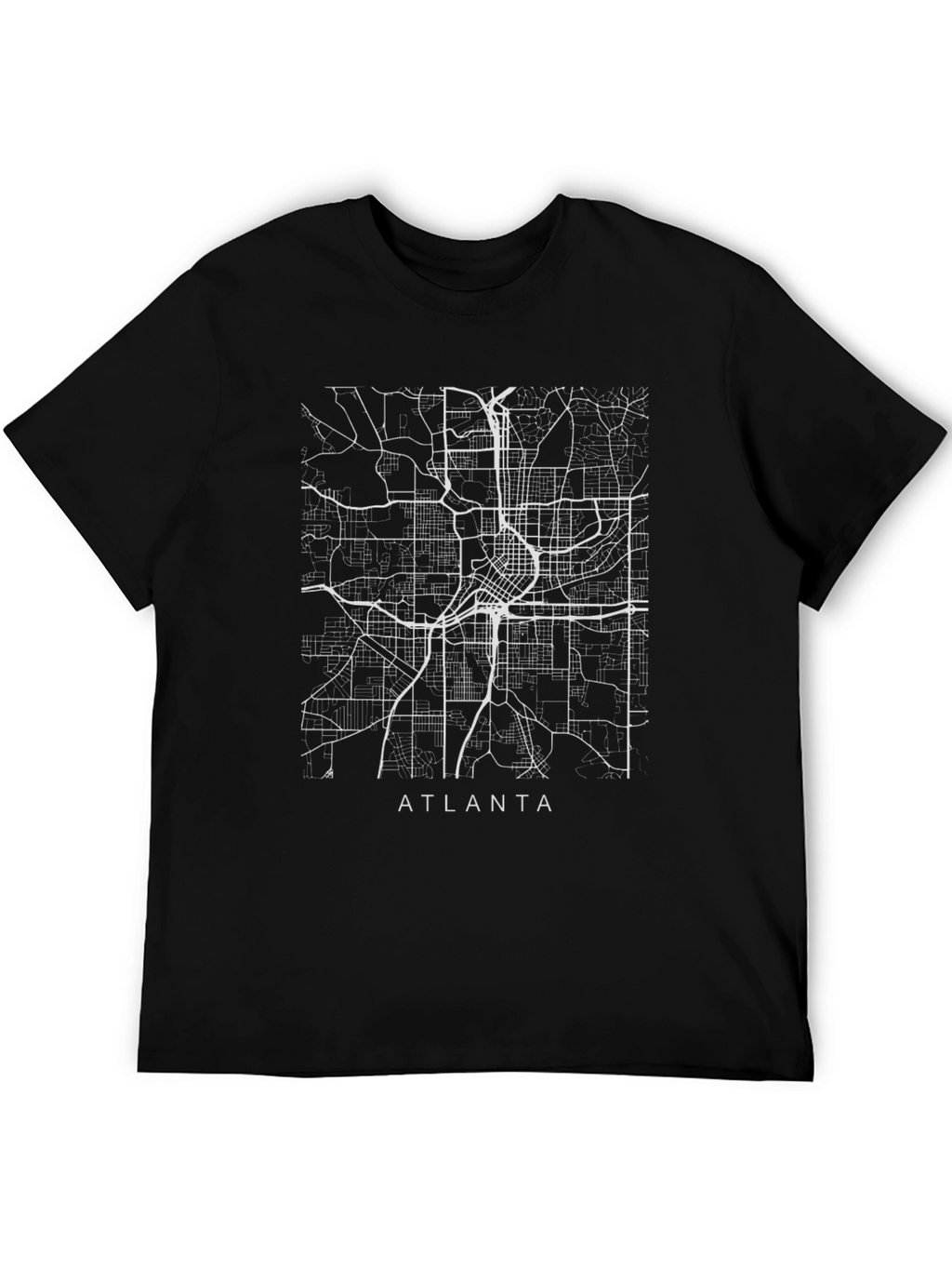 Atlanta City Map T-Shirt - Graphic Tee