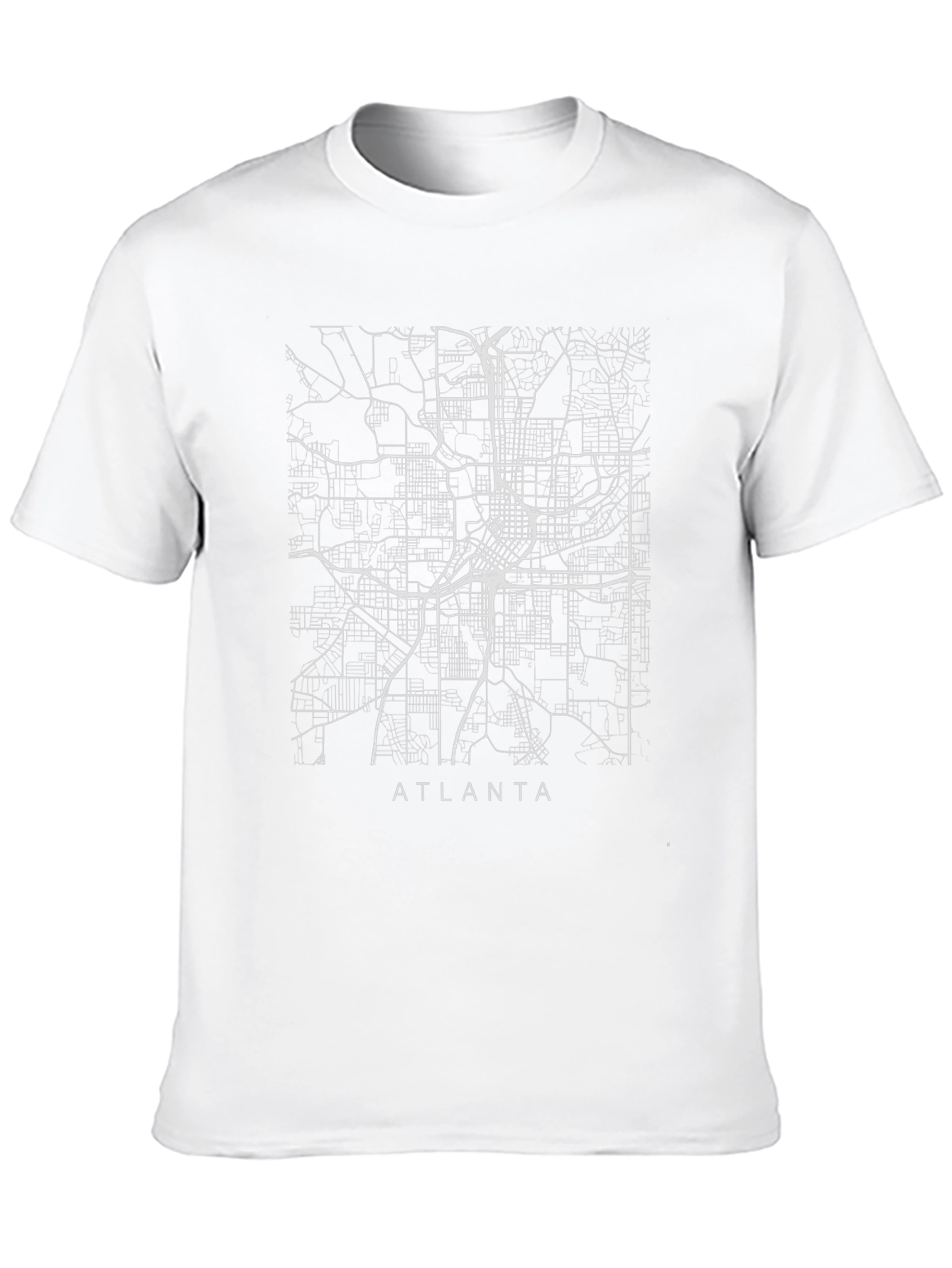 Atlanta City Map T-Shirt - Graphic Tee