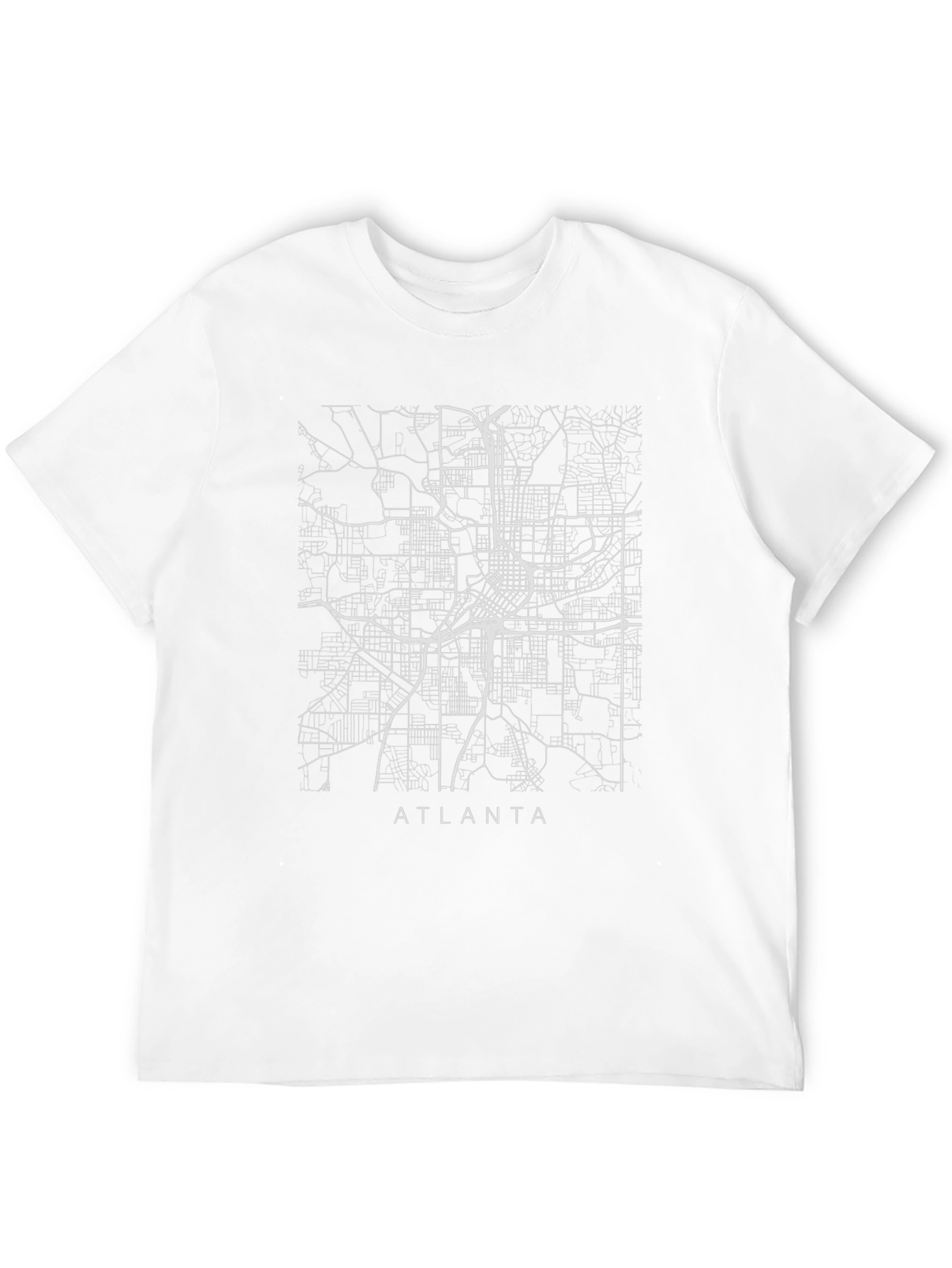 Atlanta City Map T-Shirt - Graphic Tee