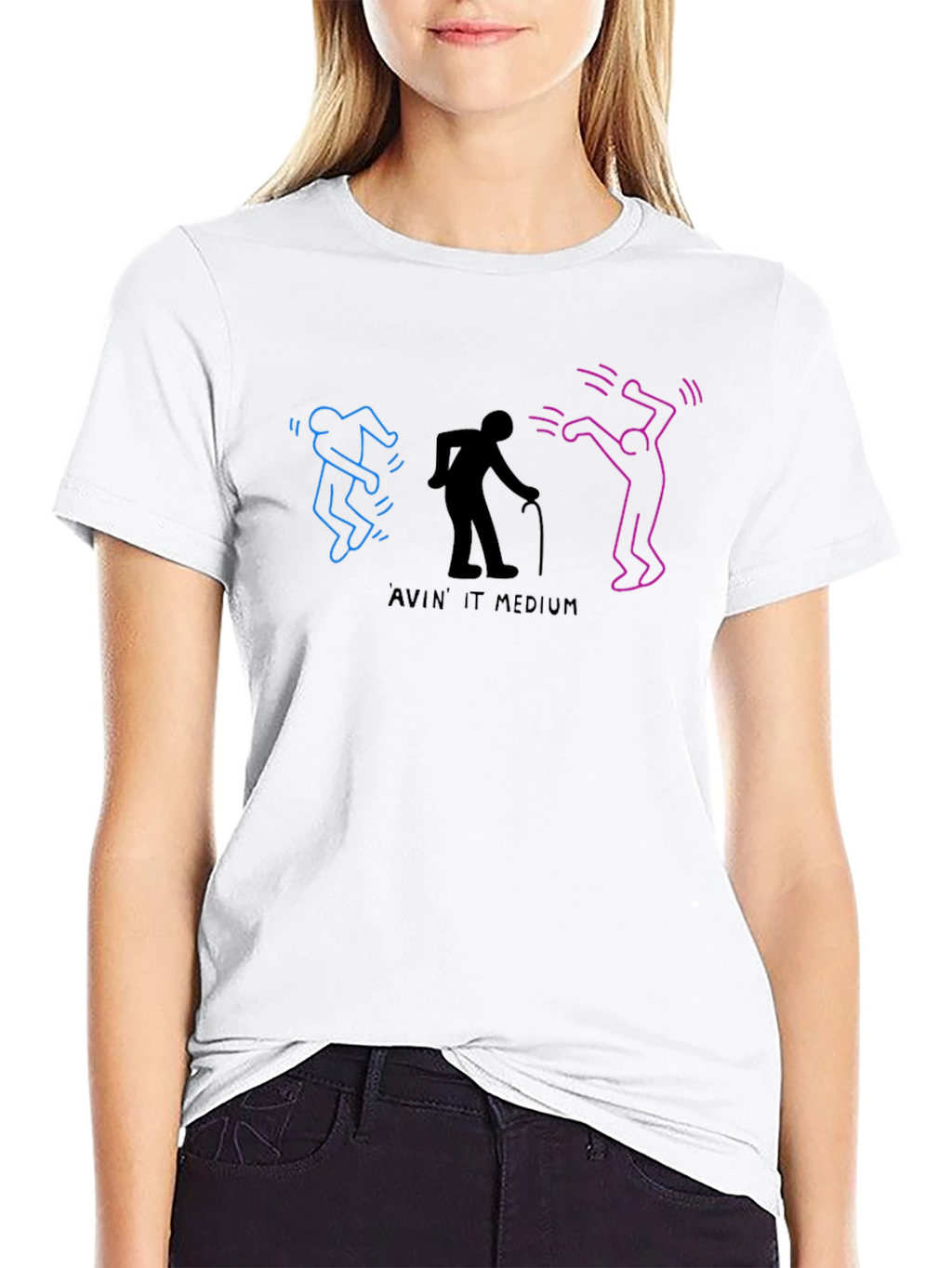 Aving It Medium Graphic Tee - Unisex T-Shirt