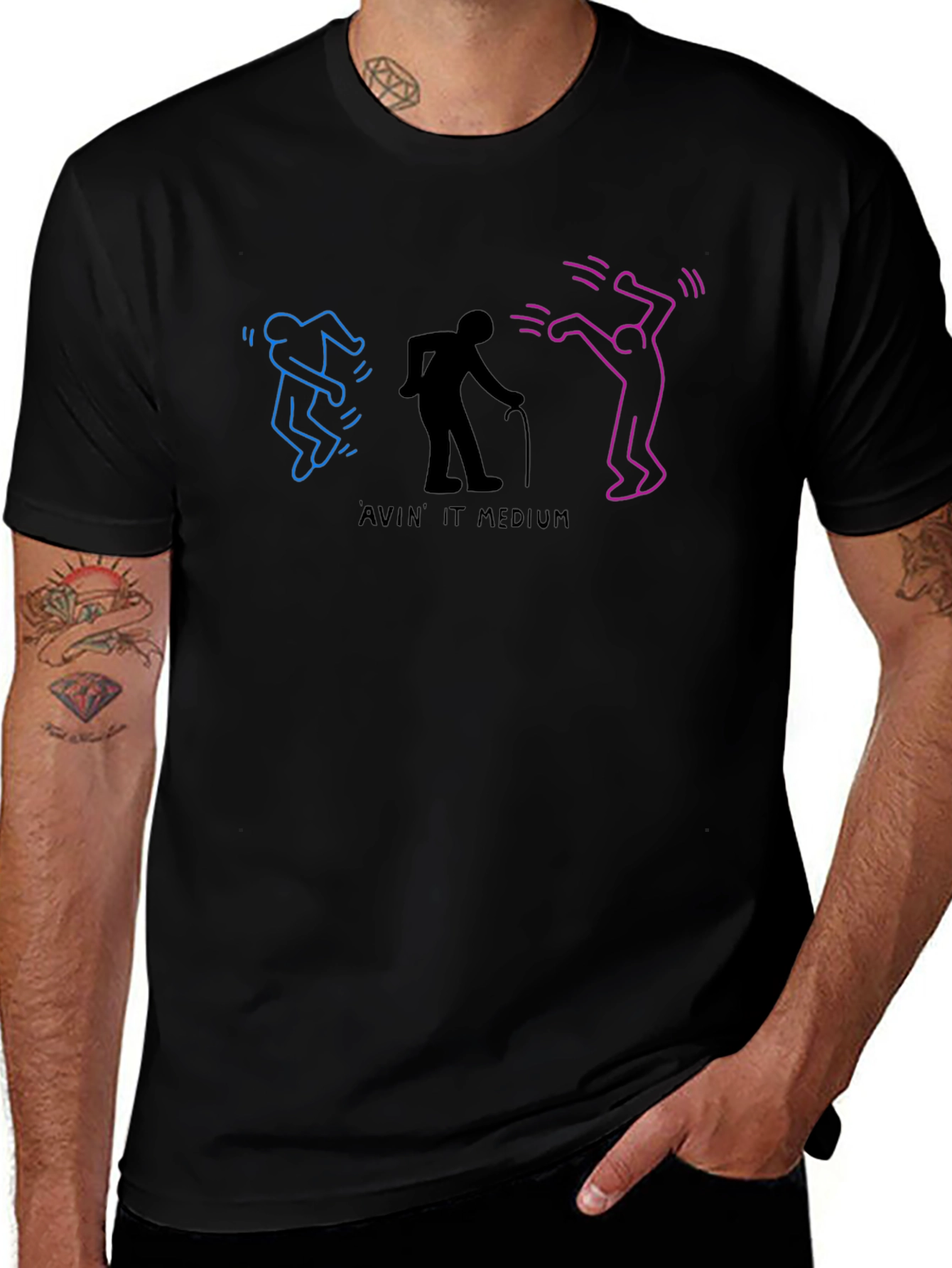 Aving It Medium Graphic Tee - Unisex T-Shirt