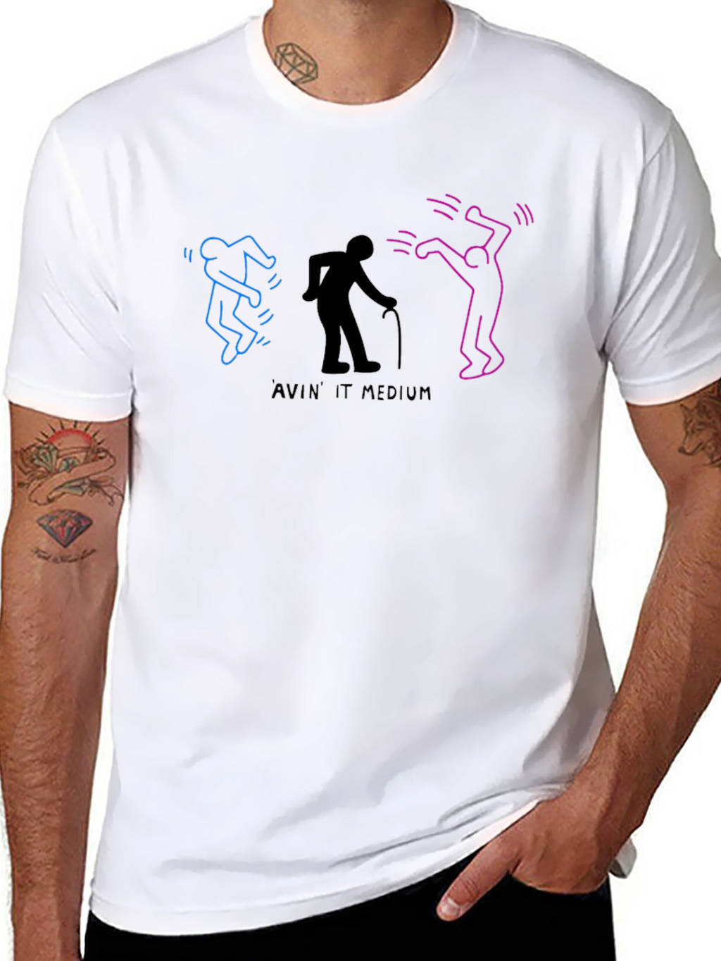 Aving It Medium Graphic Tee - Unisex T-Shirt