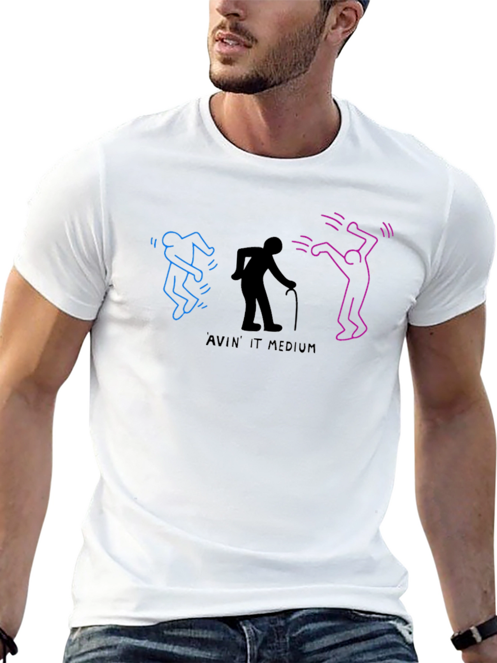 Aving It Medium Graphic Tee - Unisex T-Shirt